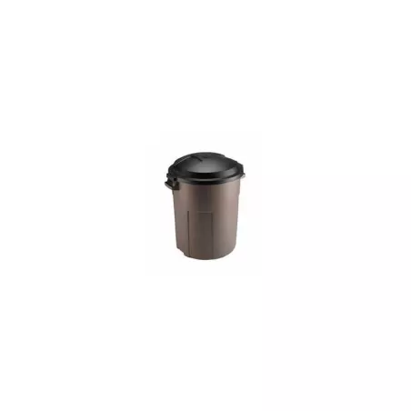 Basurero Redondo Plastico de 20 Galones de Color Negro RUBBERMAID 2179385