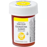 Colorante en Gel para Glaseado Color Amarillo Limon, 1 Onza WILTON 610-108