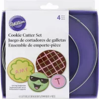 Cortador de Galletas Redondo, Set 4 Unidades WILTON 2308-0914