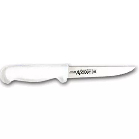 Cuchillo Recto para Deshuesar, Puno Blanco de  6-1/4 Pulgadas ADMIRAL CRAFT CUT-6.25WBWH