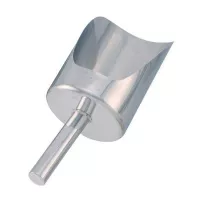 Pala de Granos Redonda de  Acero Inoxidable de 10 x 5-3/4 Pulgadas KING METAL SC2