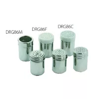 Salero Pimentero con Tapa de Hoyos Grueso de 8 Onzas KING METAL DRG86C 2