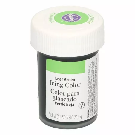 Colorante en Gel para Glaseado Color Verde Hoja, 1 Onza WILTON 04-0-0047