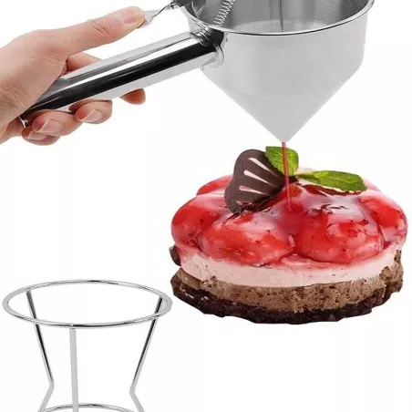 Dispensador de Pancakes de Acero Inoxidable con Soporte KING METAL PF16S