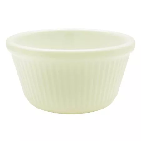 Ramekin Ranurado Color Blanco Hueso de 4 Onzas THUNDER ML532B1
