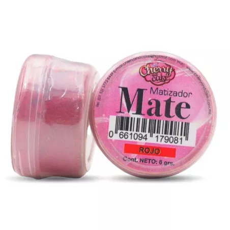 Matizador Mate Rojo CHERRY AND CAKE MATMAT20