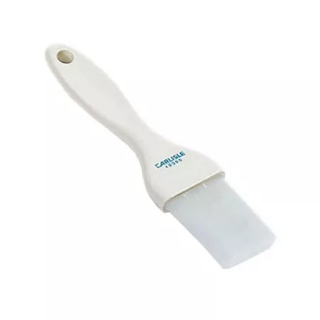 Brocha Cerdas de Nylon con Puno Plastico de 1.5 Pulgadas, Color Blanco CARLISLE 4039002