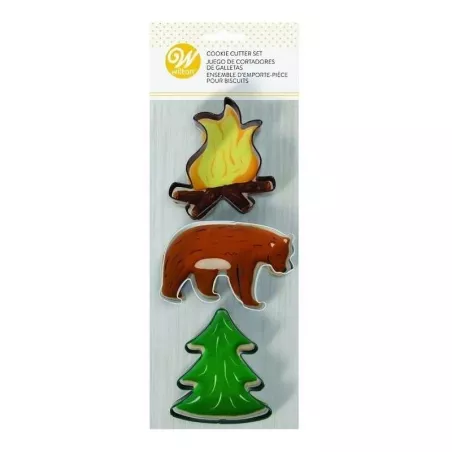 Cortador de Galletas de Bosque de 3 Unidades WILTON 2308-0-0108