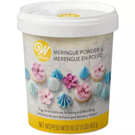Polvo de Merengue, 16 Onzas, Color Blanco WILTON 702-6004X