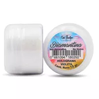 Diamantina Comestible Blanca con Violeta de 12 Gramos CHERRY AND CAKE DNTX13