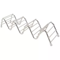 Rack para Taco de Acero Inoxidable con Divisiones de Alambre de 3  & 4 Divisiones KING METAL TRW3 2