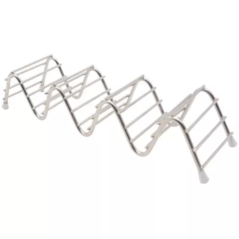 Rack para Taco de Acero Inoxidable con Divisiones de Alambre de 3  & 4 Divisiones KING METAL TRW3