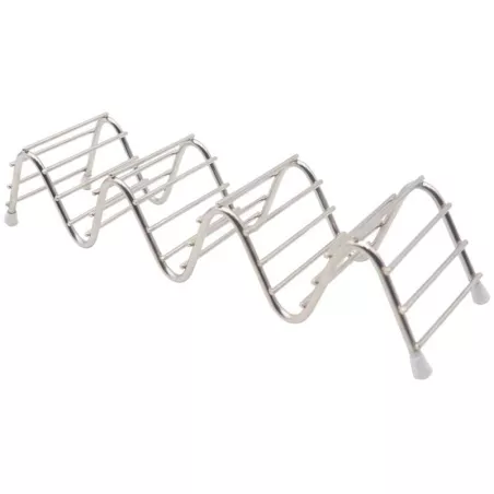 Rack para Taco de Acero Inoxidable con Divisiones de Alambre de 3  & 4 Divisiones KING METAL TRW3