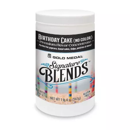 Glaseado con Sabor Birthday Cake sin Color de  20 Onzas GOLD MEDAL 2439