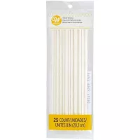 Palillos para Pops  de 8 Pulgadas de Largo, Set de 25 Unidades WILTON 1912-9320