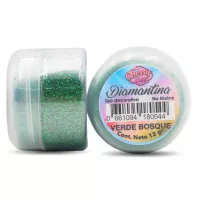 Diamantina Comestible, 8 Gramos, Color Verde Bosque CHERRY AND CAKE DNTX41