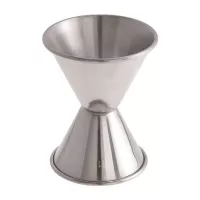 Medida de Licor de Acero Inoxidable  de 1/2 y 1 Onza KING METAL JI02