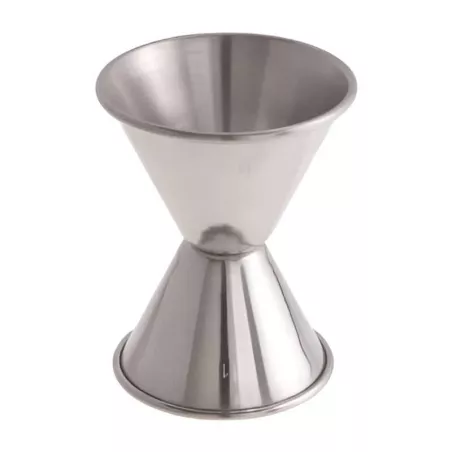 Medida de Licor de Acero Inoxidable  de 1/2 y 1 Onza KING METAL JI02