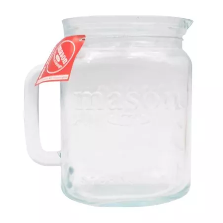 Jarra de Vidrio Mason Cuadrada de 64 Onzas GRANT HOWARD 51081