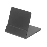 Porta Numero Inclinado de Acero Inoxidable de Color Negro de 1.5 Pulgadas KING METAL MCHSQ03PBLK