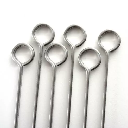 Pinchos de Acero Inoxidable de 14 Pulgadas, Paquete de 6 Unidades NORPRO 1934