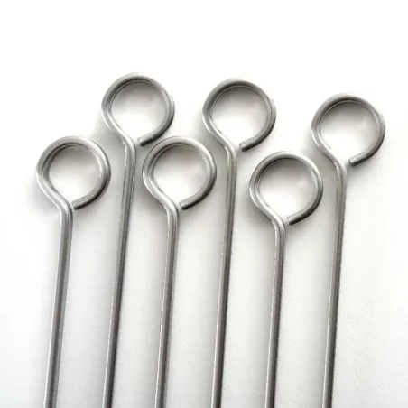 Pinchos de Acero Inoxidable de 14 Pulgadas, Paquete de 6 Unidades NORPRO 1934