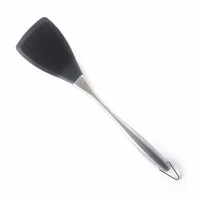 Espatula de Silicona Cabeza Plana con Mango Solido de Acero Inoxidable, 13.75 Pulgadas NORPRO 1337