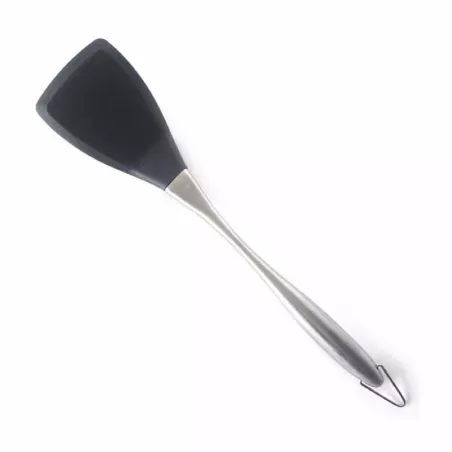 Espatula de Silicona Cabeza Plana con Mango Solido de Acero Inoxidable, 13.75 Pulgadas NORPRO 1337